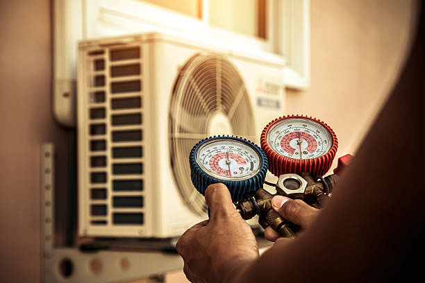 Professional Ductwork Repair technician working in Madison, NY